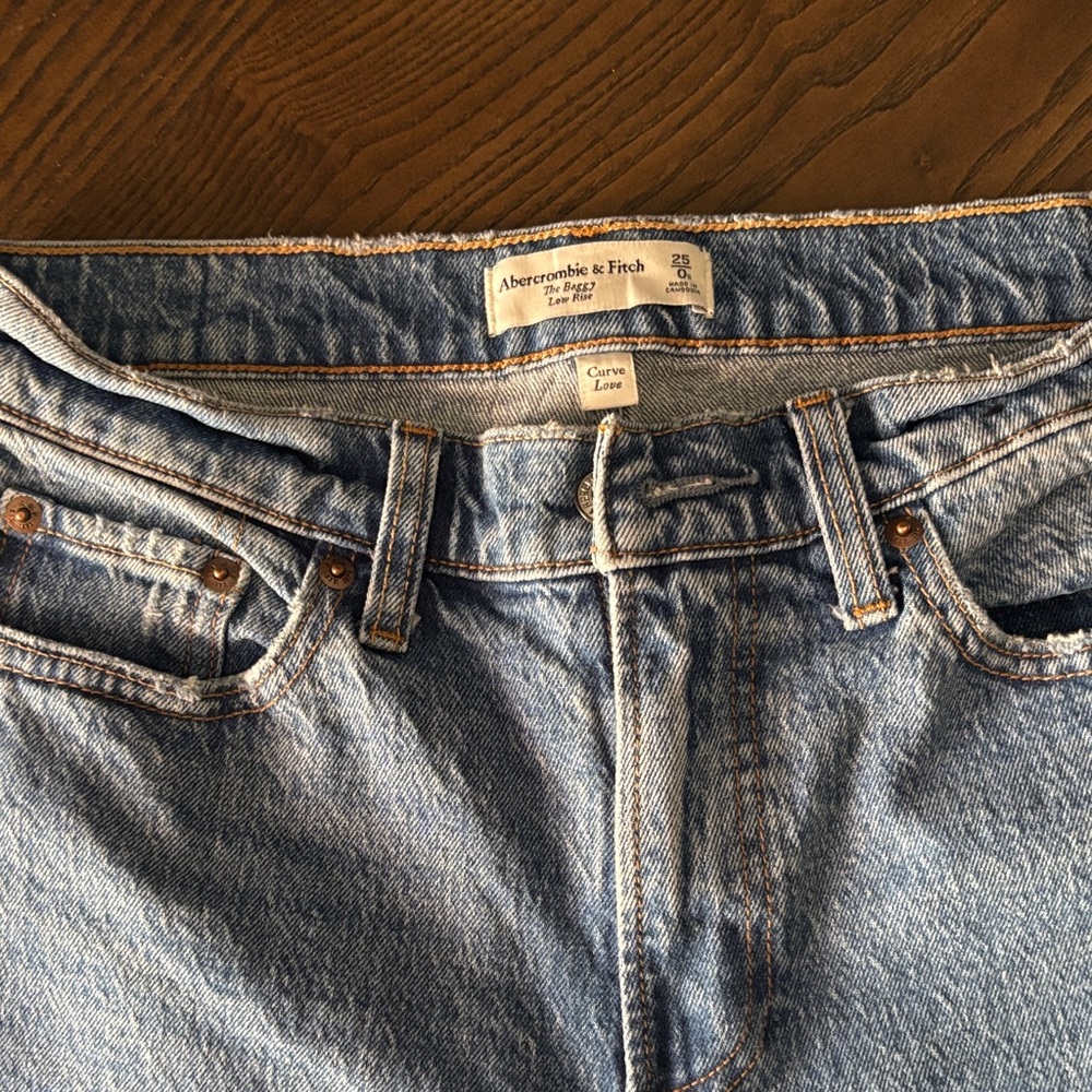 Abercrombie & Fitch Women's Blue Slim Jeans
